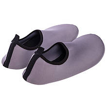 Взуття Skin Shoes для спорту і йоги Сірий-чорний 39-40-24,5-25см.