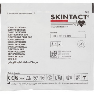Электрод одноразовый рентген-прозрачный Skintact FS-50С (30 шт/уп) - фото 2 - id-p221281188