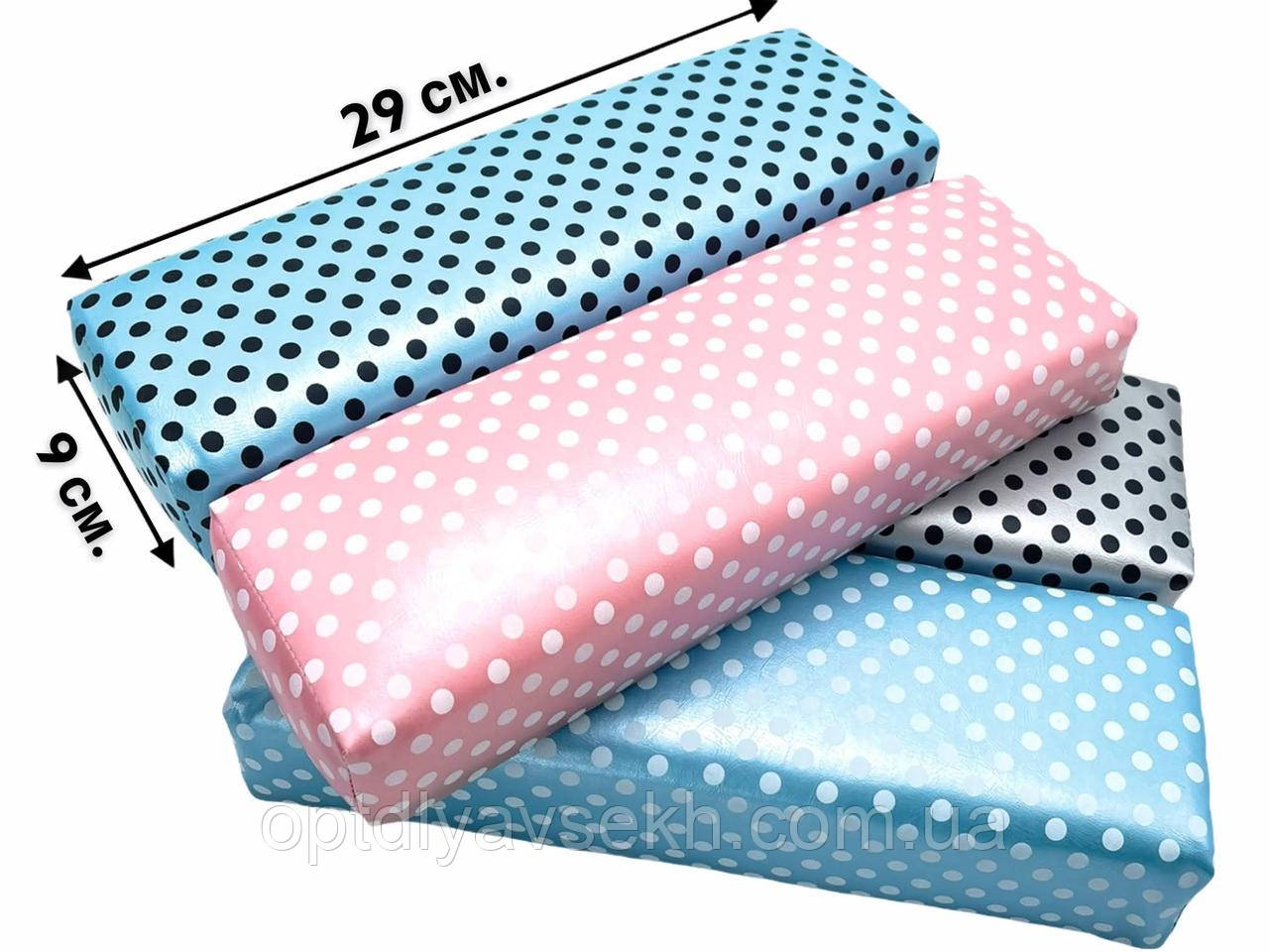 Подушка-підлокітник (валик) для манікюру Великий, кожзам,, фото 1