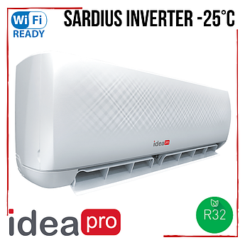 Кондиціонер IDEA Pro Sardius з безкоштовною доставкою IPA-24HR-FN8 Inverter -25°С інверторний