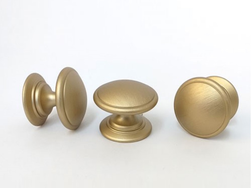 Ручка-кнопка сучасна класика URB-25-276 латунь матова