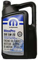 Моторное масло MOPAR MaxPro SAE 5W-20 API SN ILSAC GF-6А Chrysler MS-6395 5л USA (68518203AA)