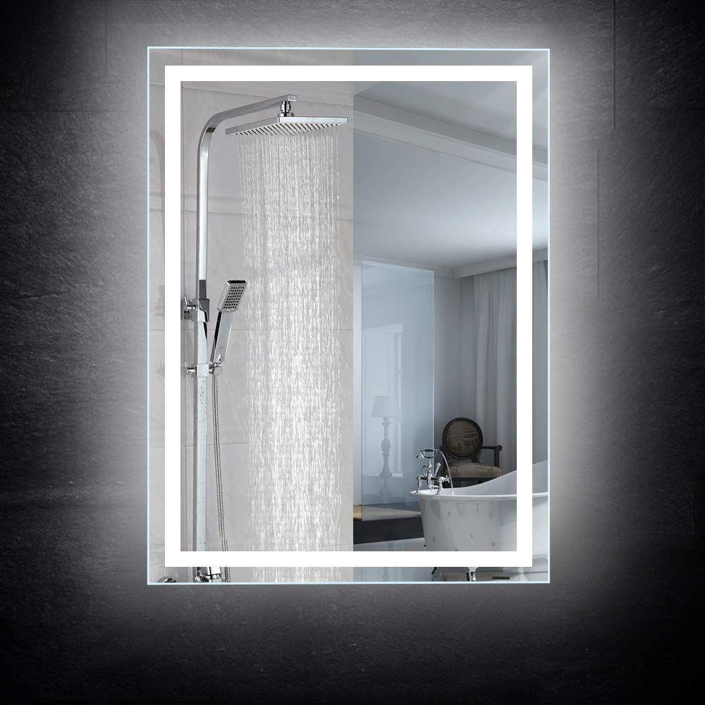 Дзеркало з LED-підсвіткою 90х70 настінне з LED-підсвіткою для ванної кімнати