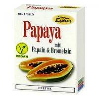 Papaya & Bromelain — бромелайн і папая — зменшує жирові відкладення, покращує травлення, 60 кап.