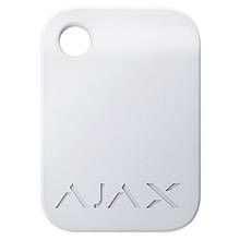 Безконтактний брелок Ajax Tag white (10шт) (23528.90.WH)