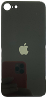 Задняя крышка iPhone SE 2020/SE 2022 черная с большими отверстиями под окна камер оригинал