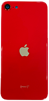 Задняя крышка iPhone SE 2020/SE 2022 красная в комплекте стекло камеры оригинал