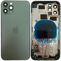 Корпус iPhone 11 Pro зелений Matte Midnight Green чудовий з тримачем Sim-карти з бічними кнопками