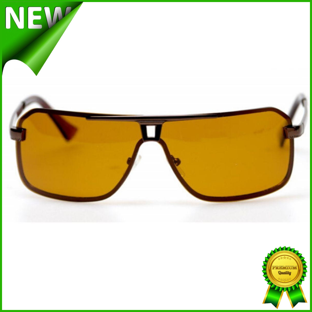 Солнцезащитные антибликовые очки для вождения 6857c5, желтые очки антифары с поляризацией для автомобилиста - фото 1 - id-p1353003213