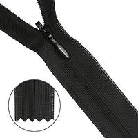 Блискавка потайна #3 50 см чорна