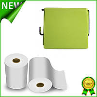 Держатель для туалетной бумаги Bathlux Green Leaves 50306 крючком настенный закрытый с крышкой пластиковый