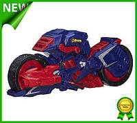 Игрушка мотоцикл Капитана Америка из серии разборных супергероев Captain America Motorcycle Mashers для детей