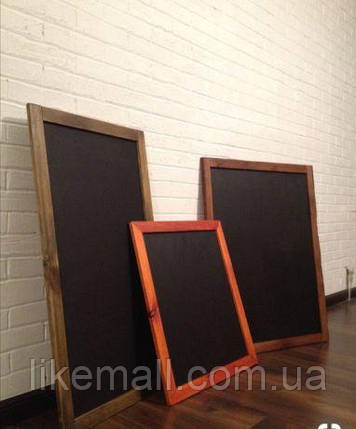 Дошка для крейди для кафе 840х1200 мм. меню для кафе горизонтальна Меню для кафе, закладу. Рекламне меню, фото 1