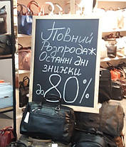 Дошка для меню крейдяна в рамці вертикальна 420х300 Меню для кафе, закладу. Рекламне меню, крейдяна дошка, фото 5