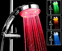 Светодиодная насадка для душа турбина LED Shower Bradex с подсветкой 4 цветовых режима! Quality