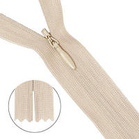 Блискавка потайна #3 50 см  беж