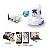 Камера видеонаблюдения WIFI Smart NET camera Q5 | Поворотная сетевая IP-камера! Лучший товар