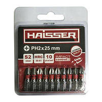 Набор бит Haisser PH2*25мм S2, 10шт. (2712701)