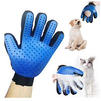 Перчатка для вычесывания шерсти с домашних животных True Touch! Лучший товар