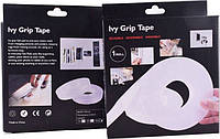 Крепежная лента гелиевая многоразовая на любые поверхности UKC Ivy Grip Tape 3м прозрачная! Quality