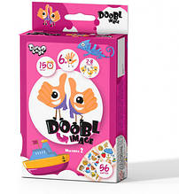 Настільна гра "DOOBL IMAGE" (УКР) РОЖЕВА арт. DBI-02-01.02.03.04