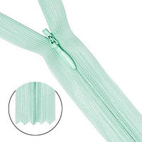 Блискавка потайна #3 50 см м'ятна