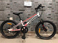 Детский спортивный велосипед 20’’ CORSO Speedline MG-56818 Бело-красный