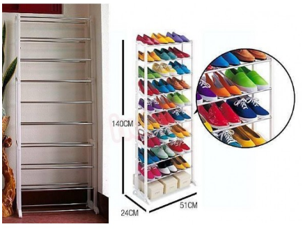 Стойка для обуви, органайзер на 30 пар, полка под обувь,стеллаж Amazing Shoe Rack! Лучший товар - фото 1 - id-p1433722262