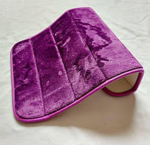 Антиковзаючий килимок для ванної 58 на 38 фіолетовий 179172, фото 3