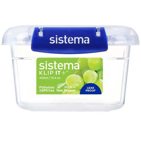 Контейнер для продуктів Sistema 400мл синій (881540 )
