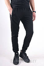 46,48,50,52,54. Чоловічі спортивні штани з манжетами ST-BRAND™ із якісного трикотажу двунитки, фото 2