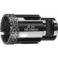 Алмазна коронка NEOMAG (DLT&9plitok) 35 мм вакуумного спікання з керамограніту на УШМ