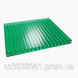 Сотовый поликарбонат 10 mm Sotalight зелёный - фото 1 - id-p1412505553