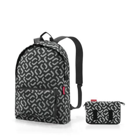 Рюкзак Reisenthel Mini Maxi Рюкзаку складаний Signature Black (AP 7054)
