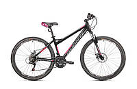 Велосипед женский алюминиевый 27,5 Avanti Force 16" черно-фиолетовый
