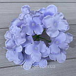 Головка гортензії, 15 см лавандова, фото 2