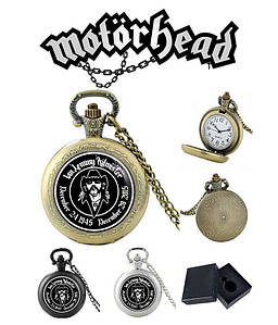 Кишеньковий  годинник Моторхед "December 28 2015" / Motorhead на цепочці Бронза