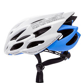 Велошолом Meteor CRUST IN-MOLD L Біло-синій