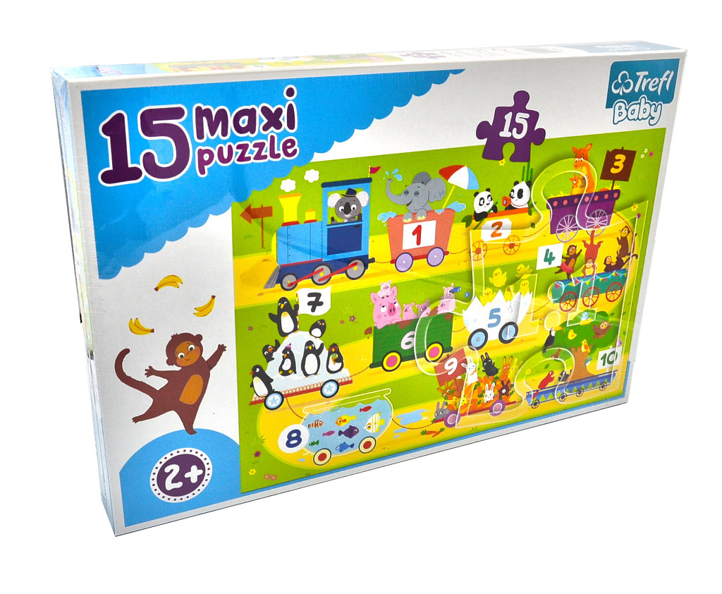 Пазл Trefl Maxi Веселий потяг 15 елементів 14278