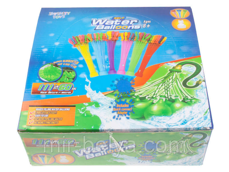 Водяні бомбочки кульки ZURU Bunch O Balloons 1295 Water Balloons водяні кульки бомбочки