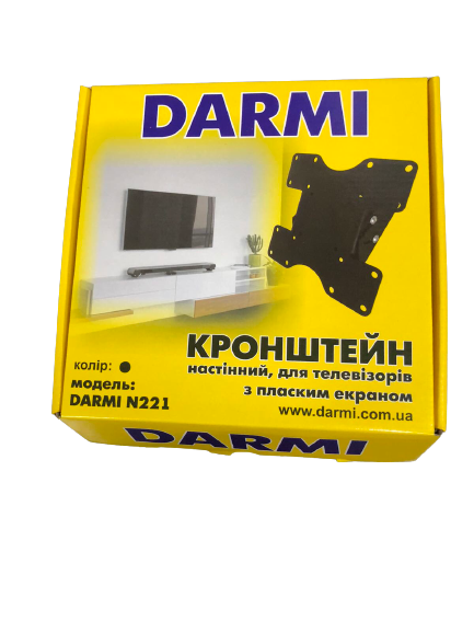 Кронштейн для телевізора на стіну похилий Darmi