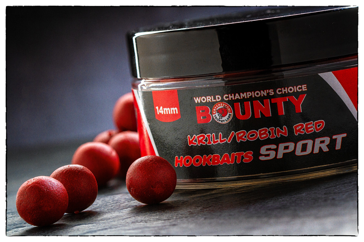 Бойли насадочнi BOUNTY SPORT "KRILL / ROBIN RED" 10 мм
