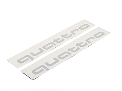 Комплект з двох наклейок Audi quattro Sticker Set - Brilliant Black, артикул 4G0064317AY9B