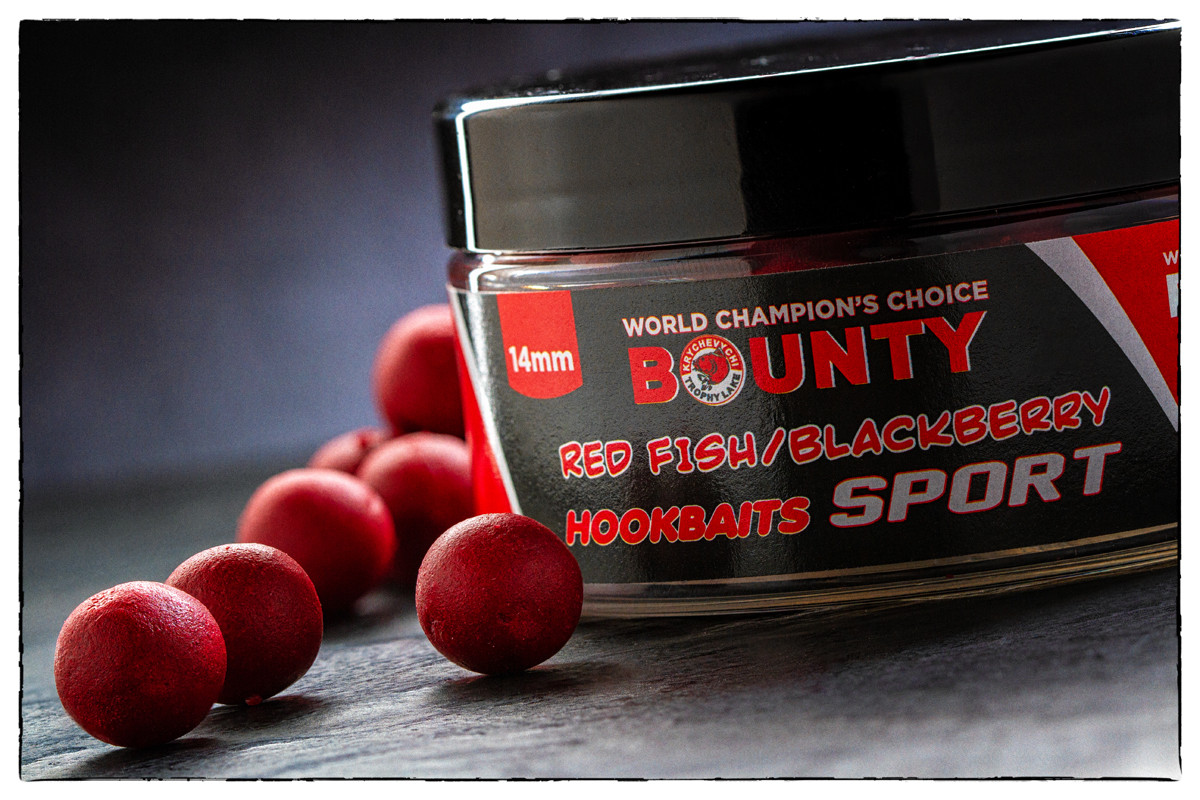 Бойли насадочнi BOUNTY SPORT « RED FISH / BLACKBERRY 12 мм