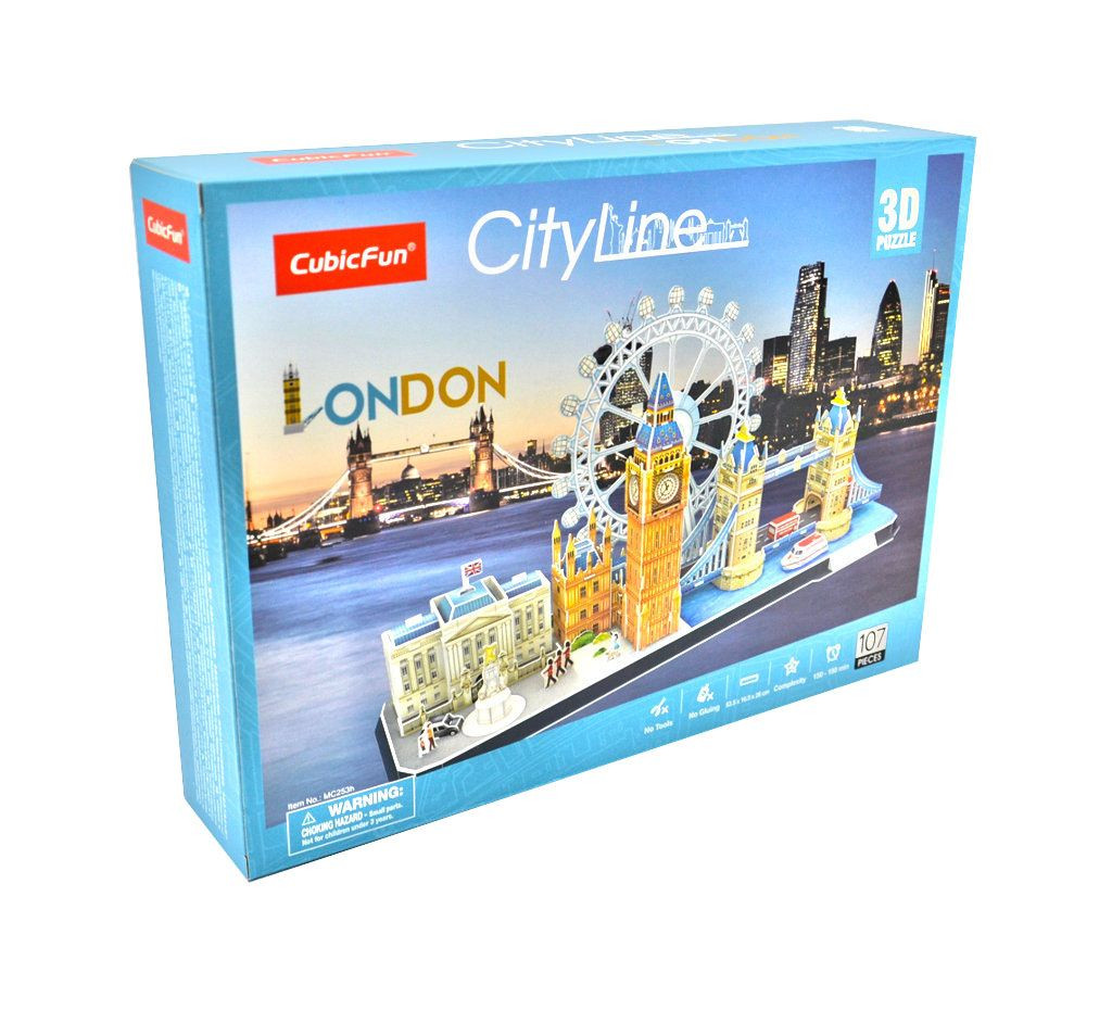 Конструктор 3D CubicFun City Line London MC253h