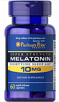 Мелатонін Puritan's Pride Melatonin 10 mg 60 капс, фото 3
