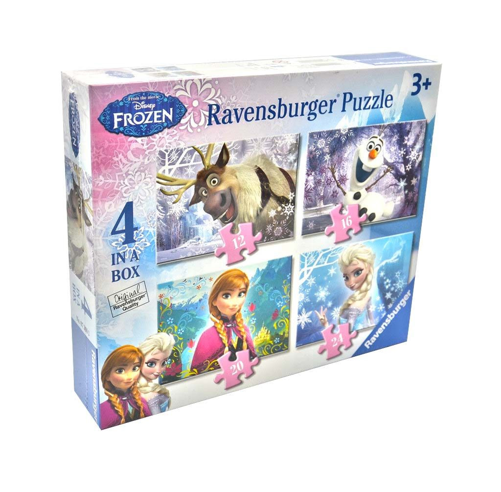 Пазл 4 в 1 Ravensburger Крижане серце 07360