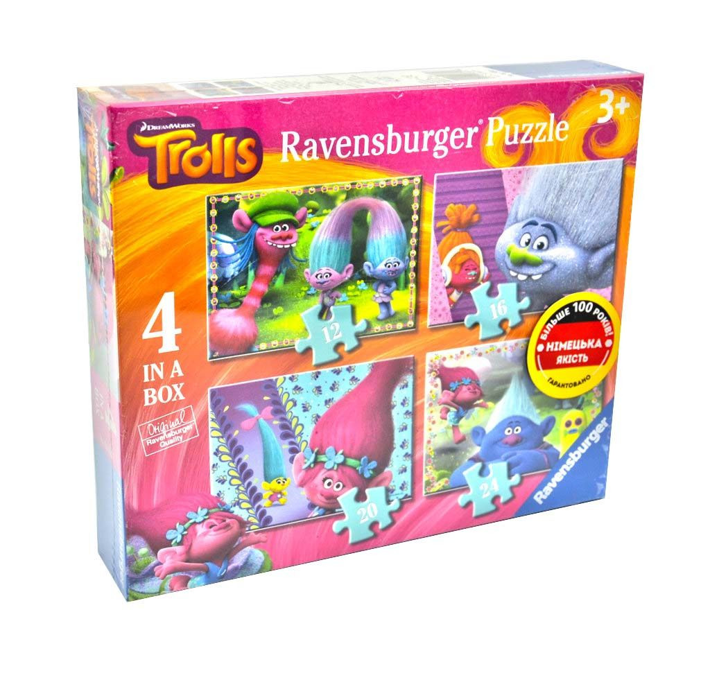 Набір пазлів 4 в 1 Тролі Ravensburger 06864-7