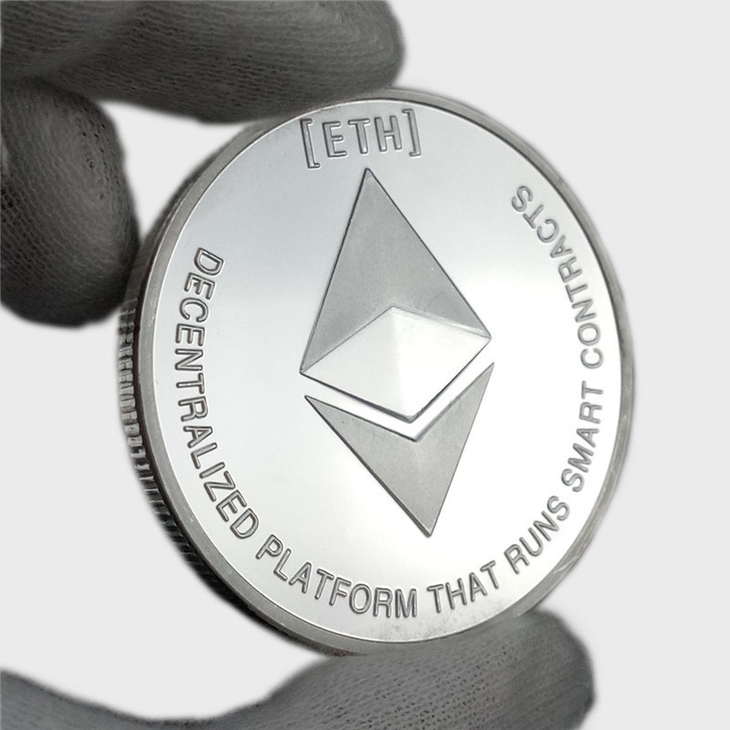 Монета сувенірна Eurs Ethereum Сріблястий колір (ETH-S), фото 1