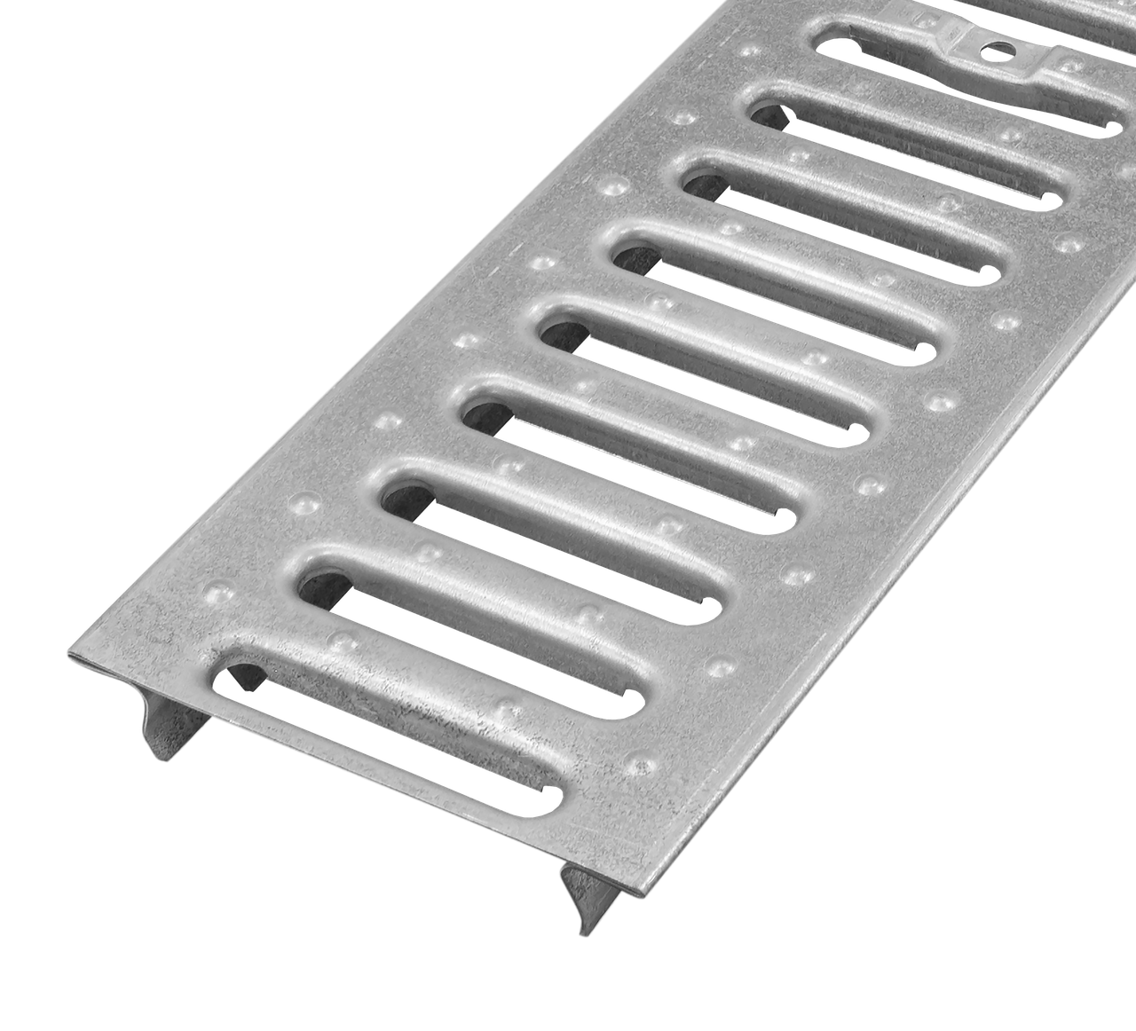 Решітка стальна штампована до лотків 100 (з отворами) для системи лінійного водовідводу